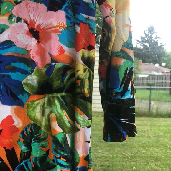 Tropical knit Summer dress - Picture 4 of 8